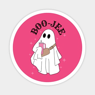Boo Jee  stanley cup pink Boo style Magnet